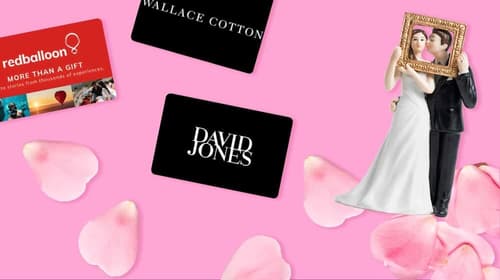 The best wedding gift cards to celebrate the married couple