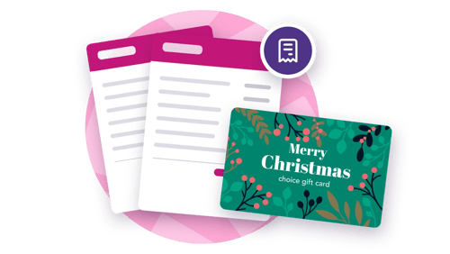Gift vouchers for employees in one order
